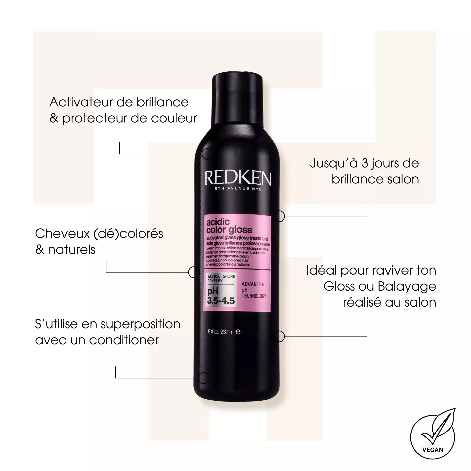 Acidic Color Gloss Treatment - Redken - Traitements cheveux - Tuccinardi