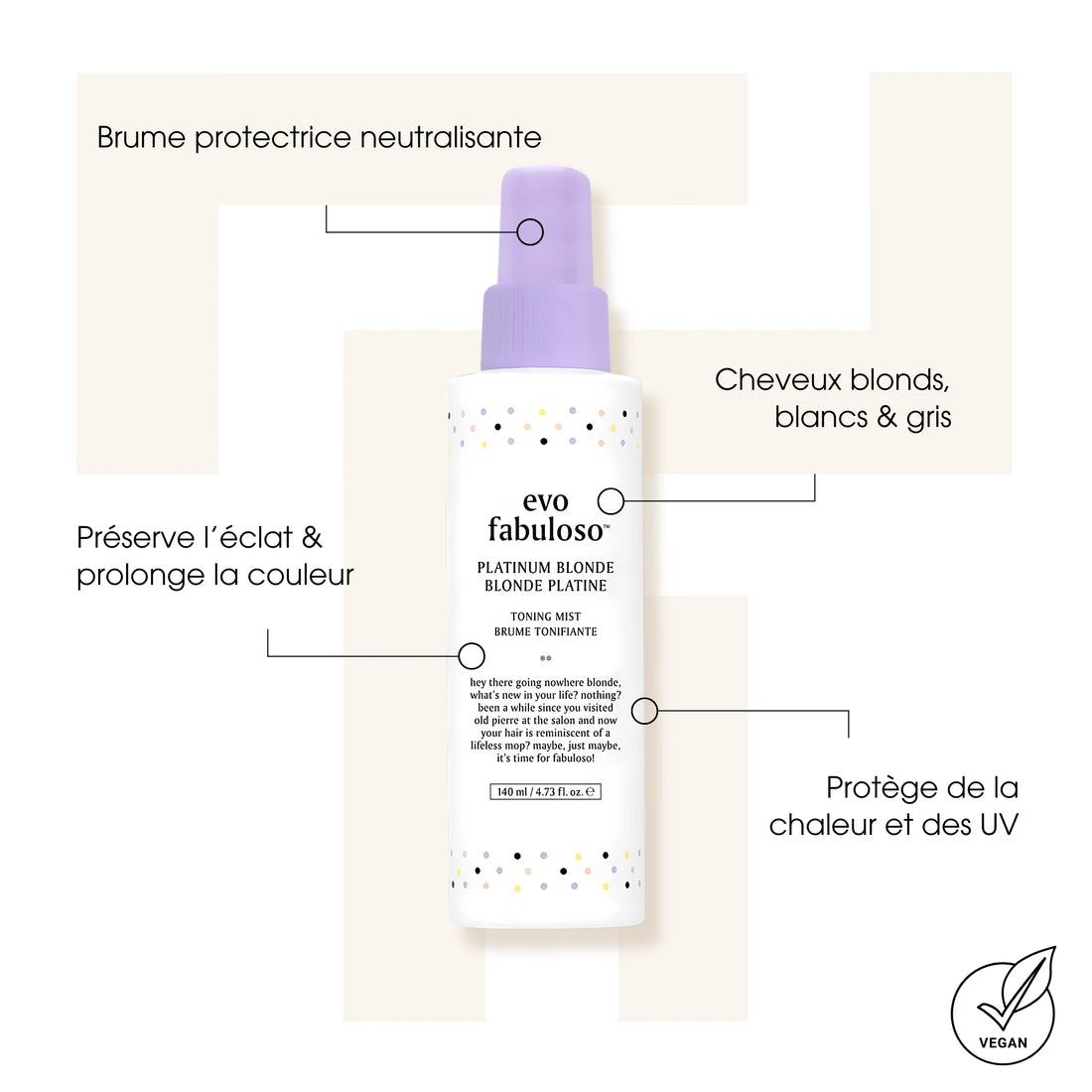 Brume Tonifiante Platinum - Evo - Traitements cheveux - Tuccinardi