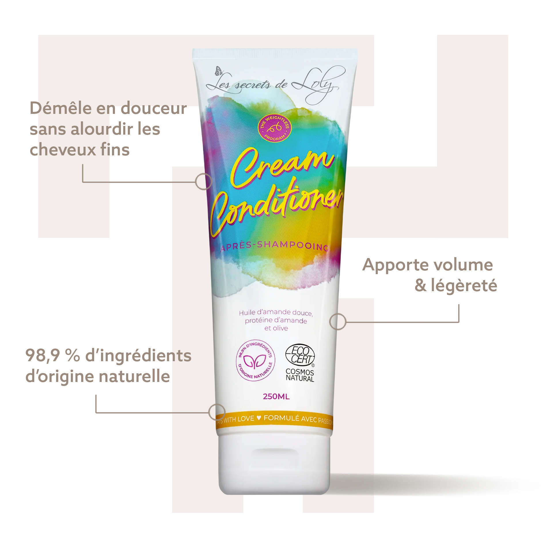 Cream Conditioner - Les Secrets de Loly - Bienfaits - Après-shampoings - Tuccinardi