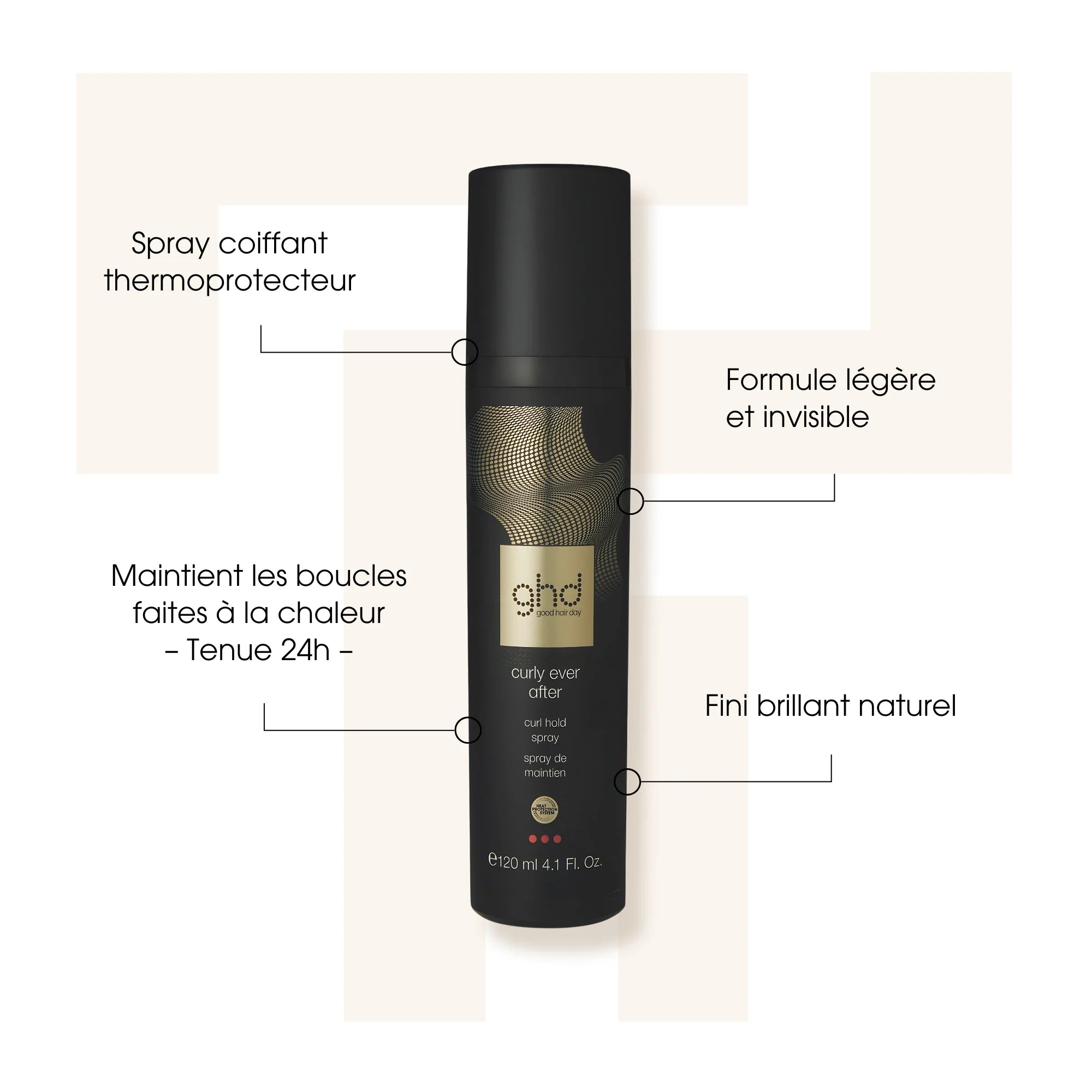 Curly Ever After - Ghd - Thermoprotecteurs cheveux