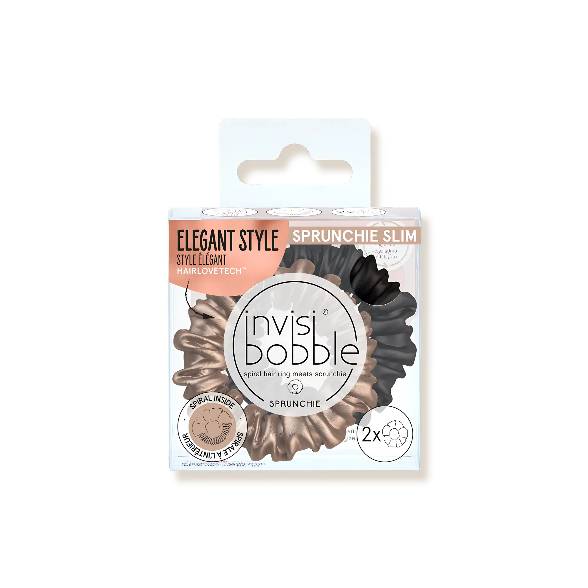 Duo True Golden - Sprunchies Invisibobble - Accessoires cheveux