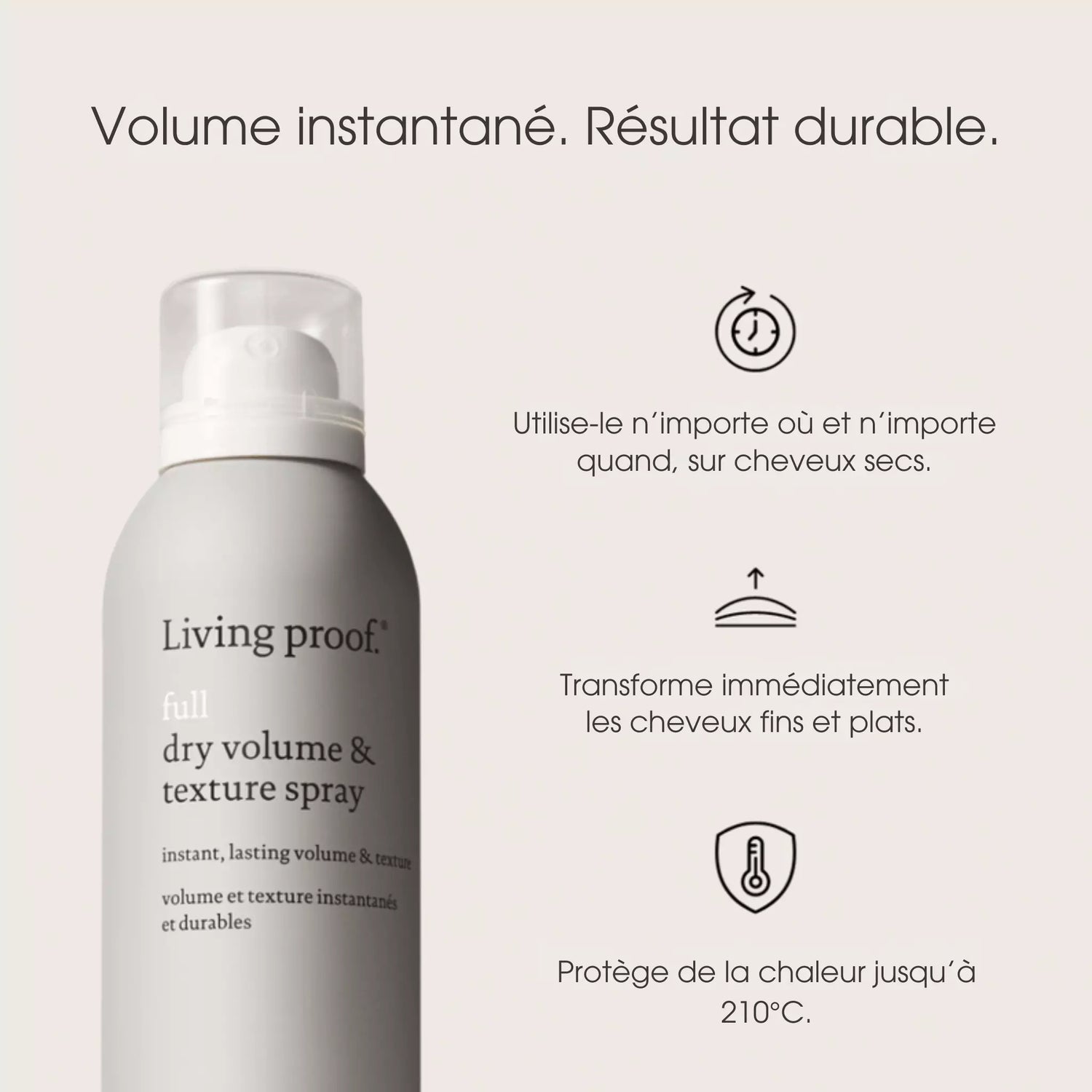 Full Dry Volume & Texture Spray - Sprays coiffants - Living Proof