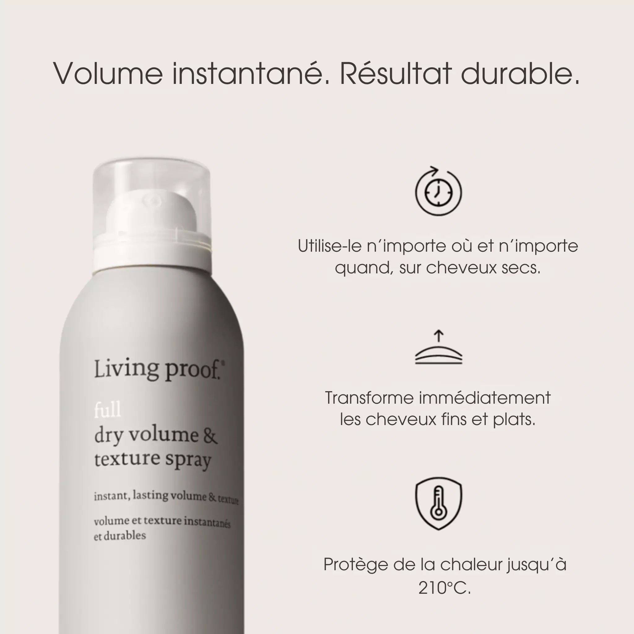Full Dry Volume & Texture Spray - Sprays coiffants - Living Proof