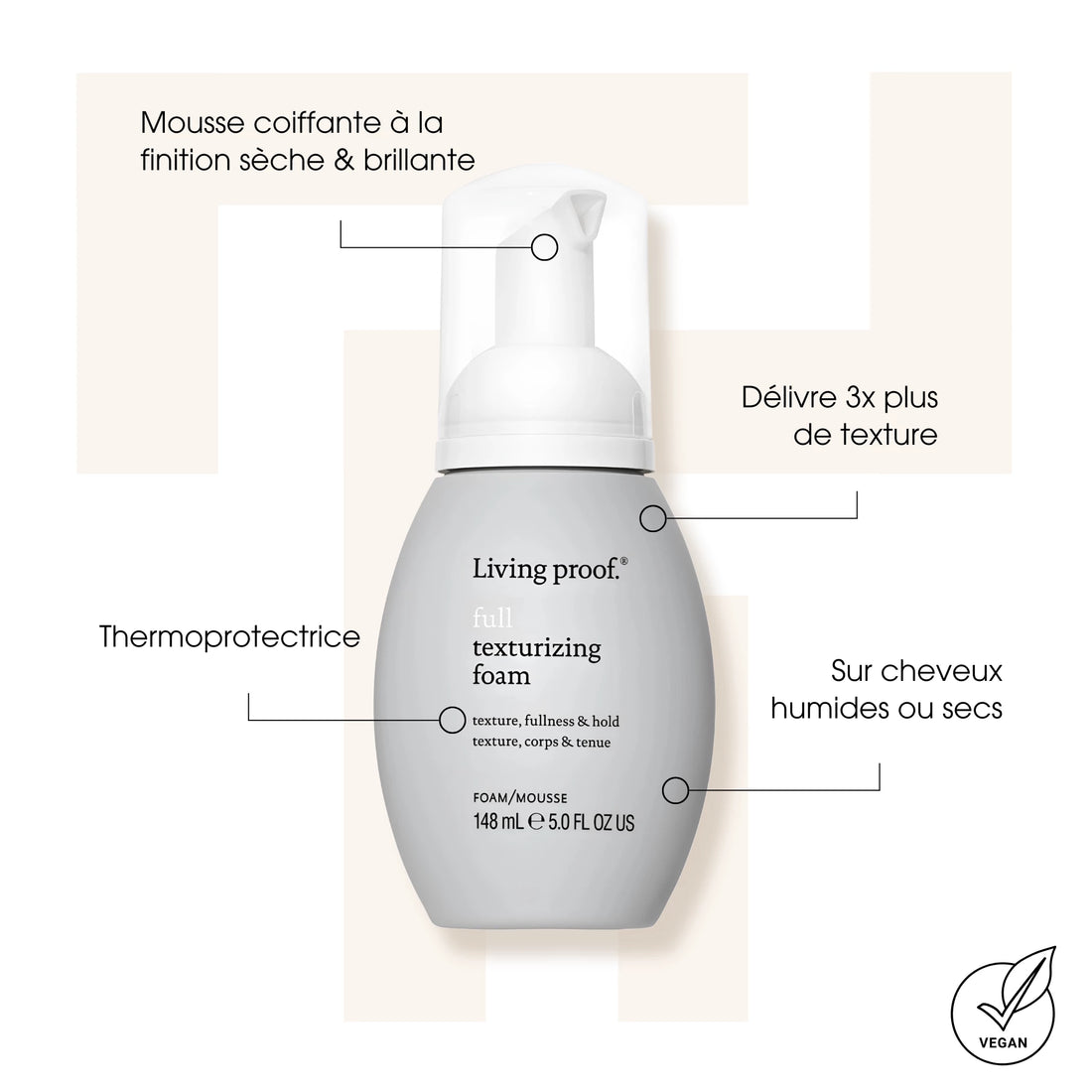 Full Texturizing Foam - Mousses coiffantes - Living Proof