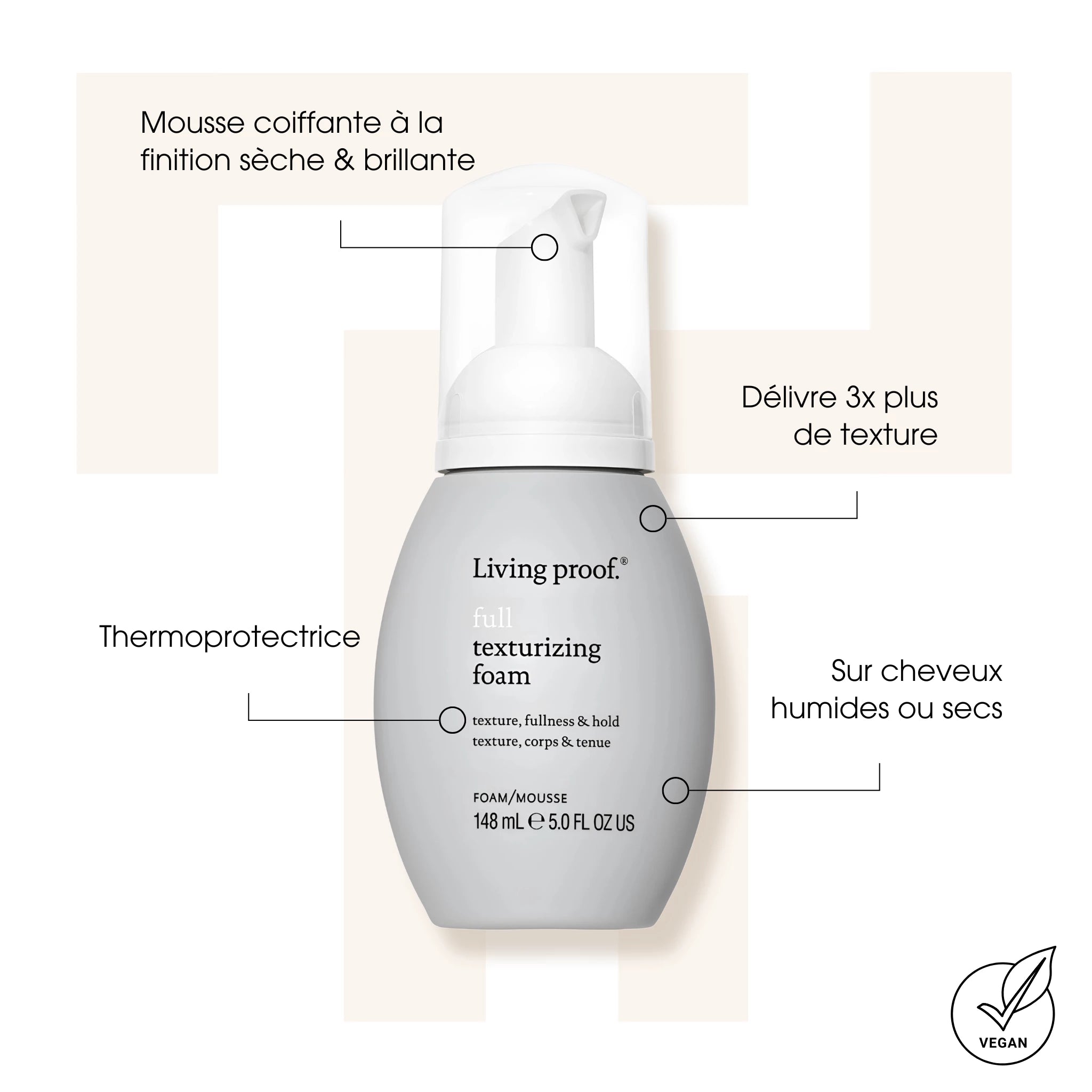 Full Texturizing Foam - Mousses coiffantes - Living Proof