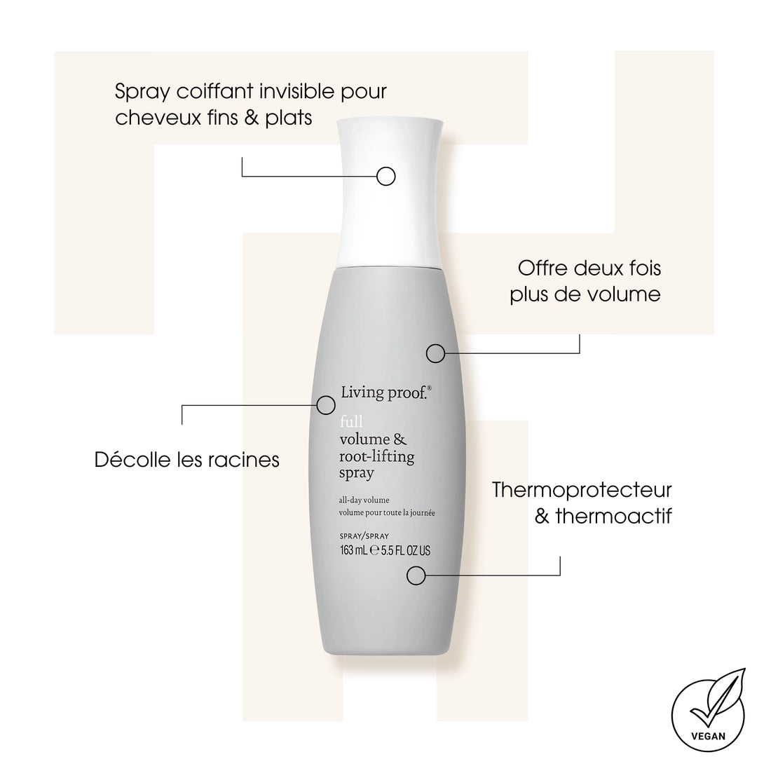 Full Volume & Root Lifting Spray - Sprays coiffants - Living Proof