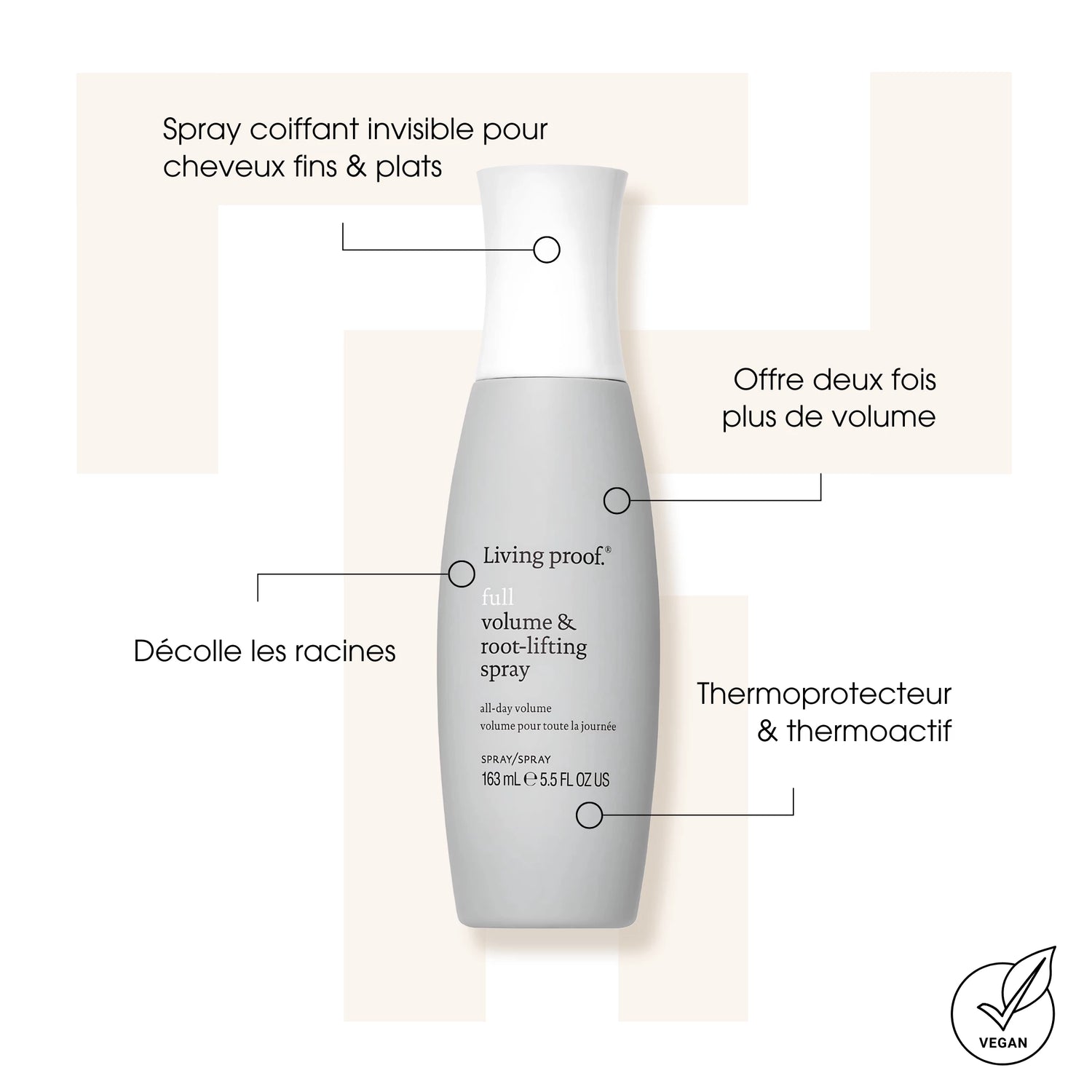 Full Volume & Root Lifting Spray - Sprays coiffants - Living Proof