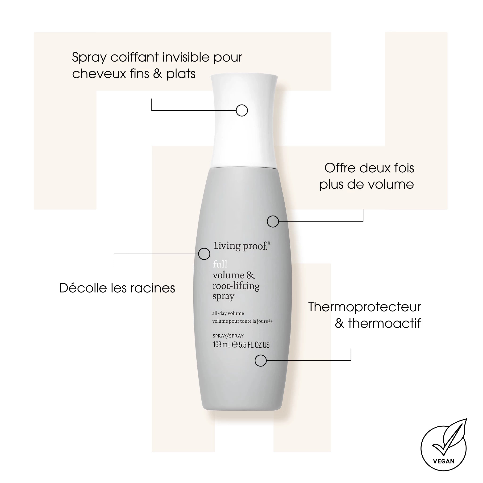 Full Volume & Root Lifting Spray - Sprays coiffants - Living Proof