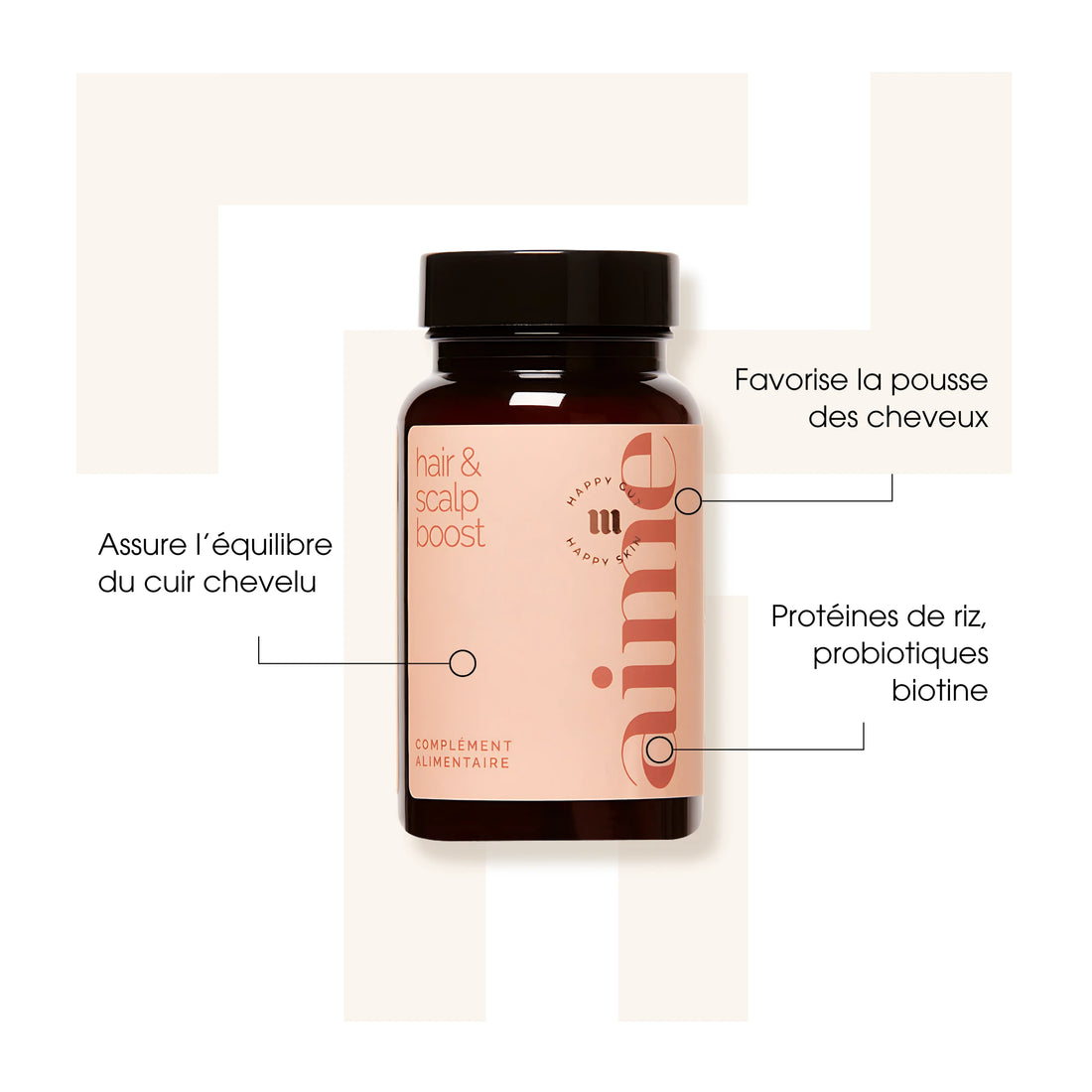 Hair & Scalp Boost Aime - Compléments alimentaires cheveux - Thomas Tuccinardi