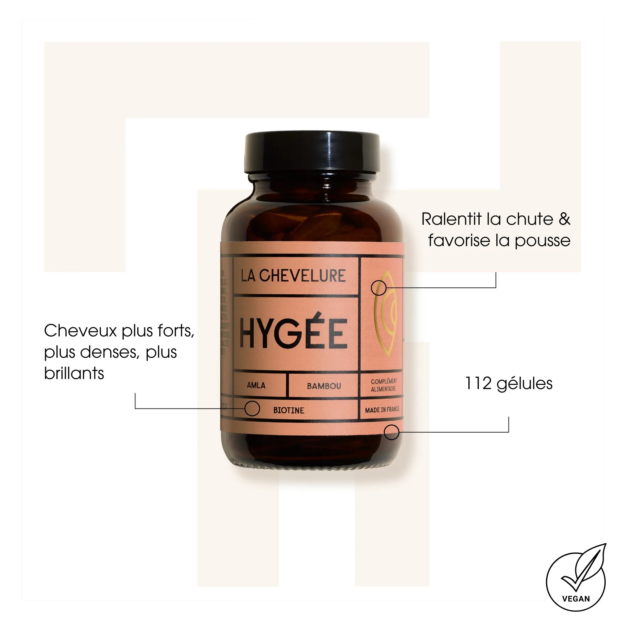 La Chevelure - Hygée - Compléments alimentaires cheveux