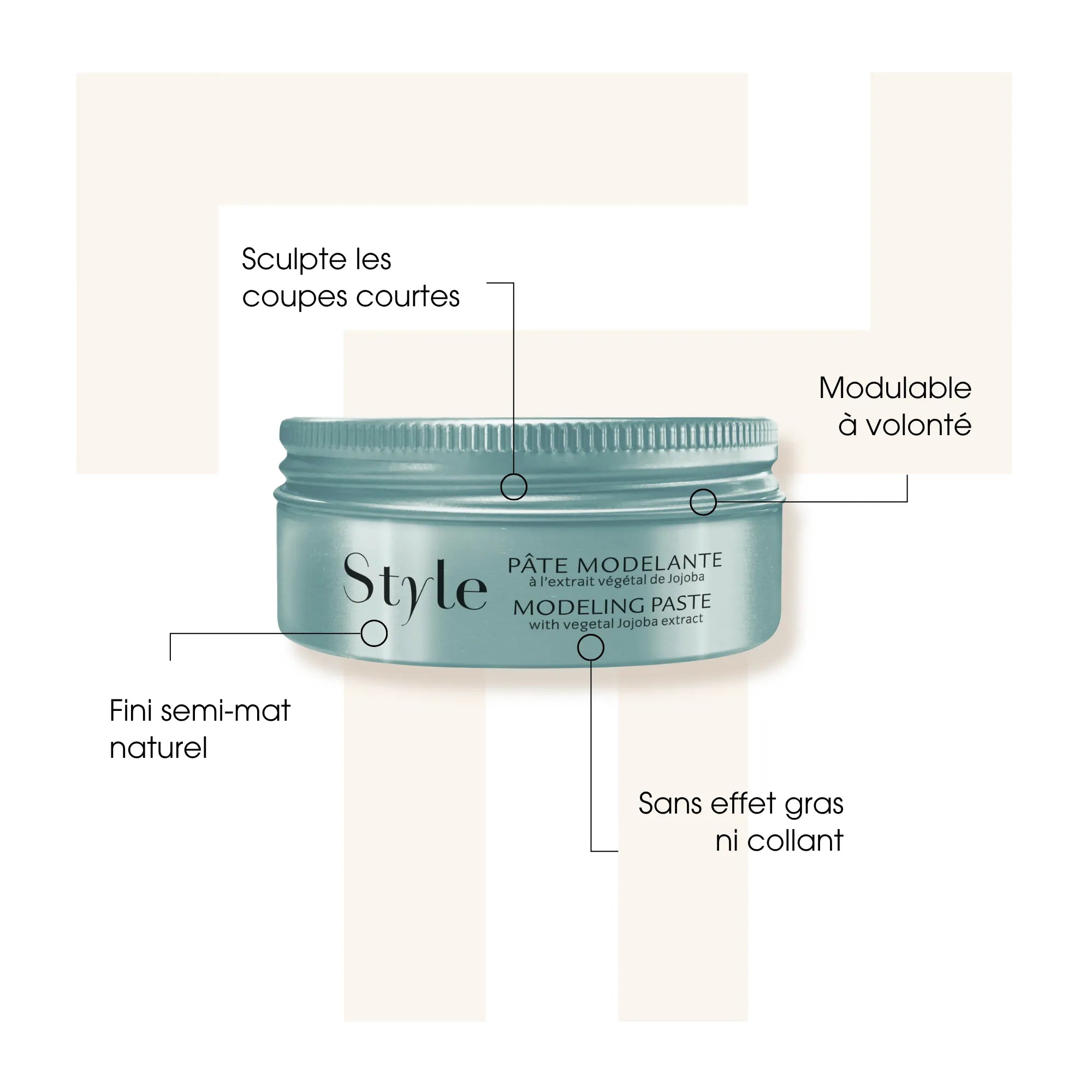 Pâte modelante - Style - René Furterer - Crèmes/Gelées coiffantes