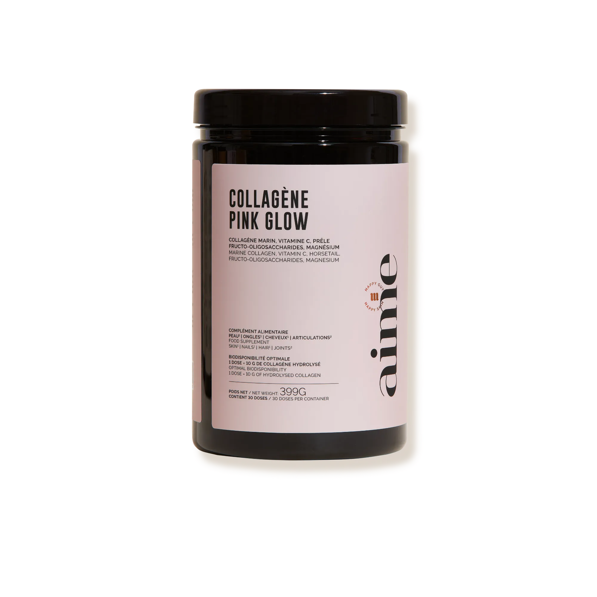 Pink Glow Aime - Boisson collagène - Compléments alimentaires cheveux