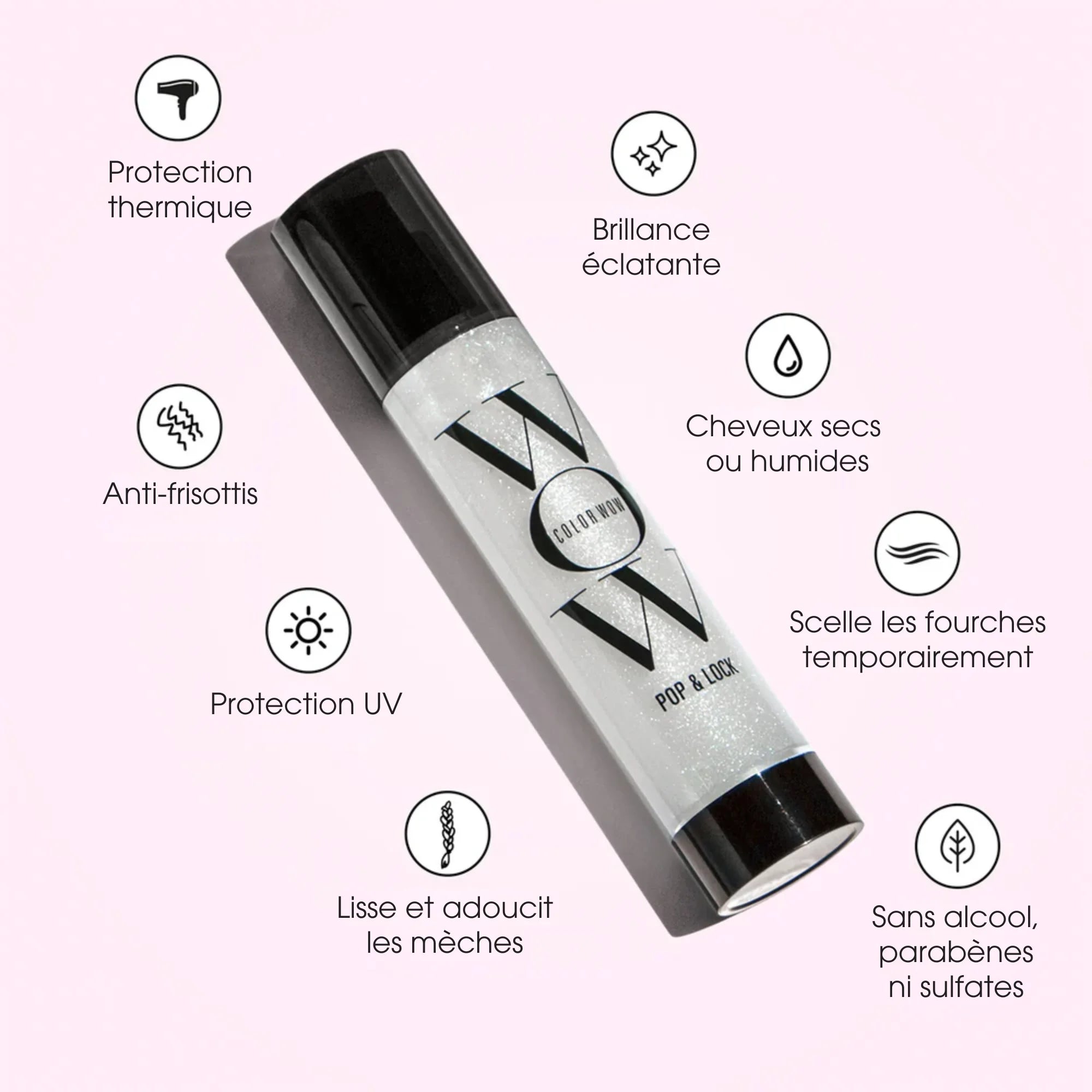 Pop & Lock - Color Wow - Huiles | Sérums cheveux