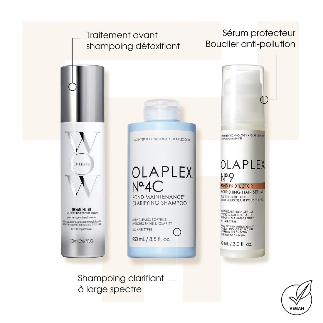Routine clarifiante - Kit de soins des cheveux - Tuccinardi