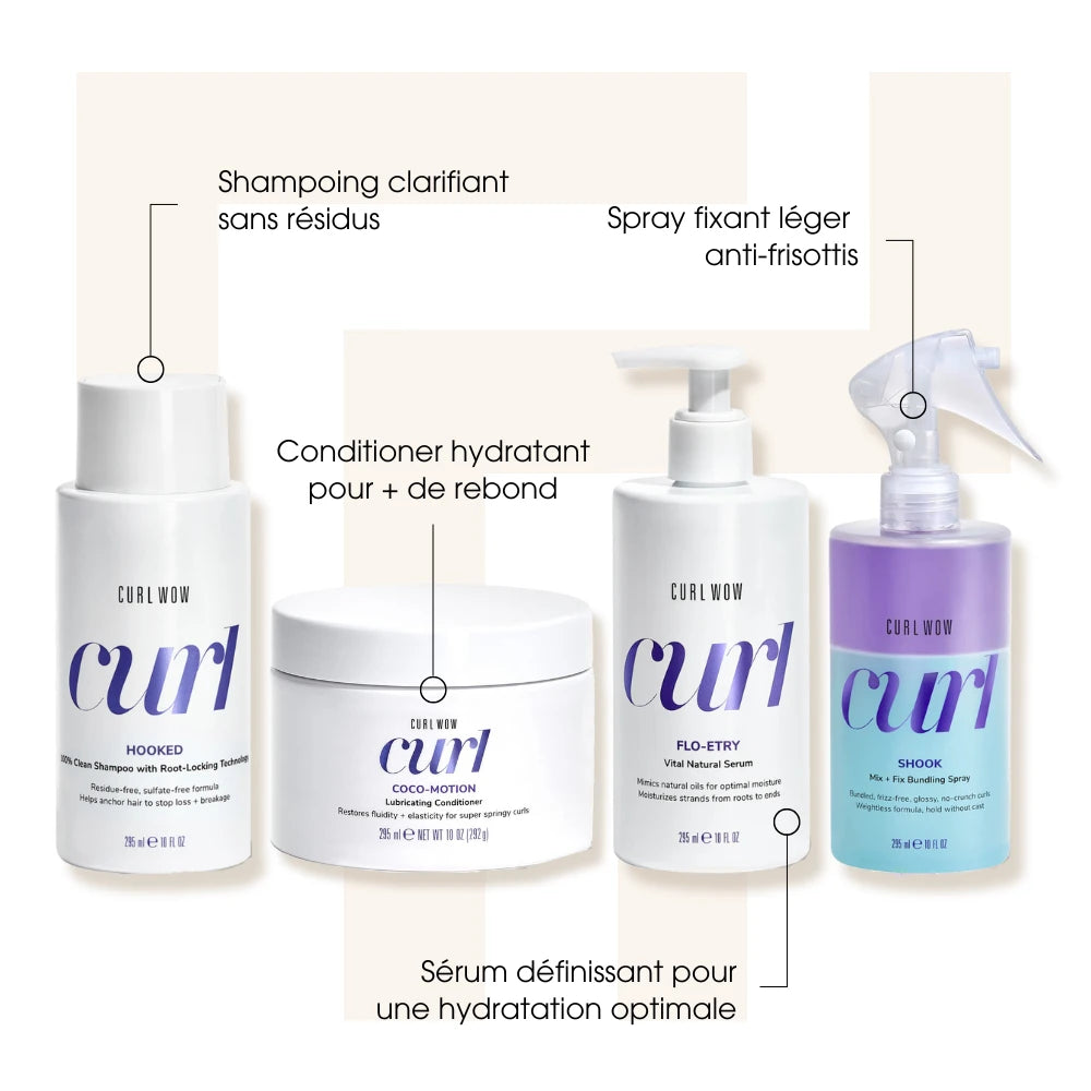 Routine Curl Wow - Kit de soins des cheveux - Tuccinardi