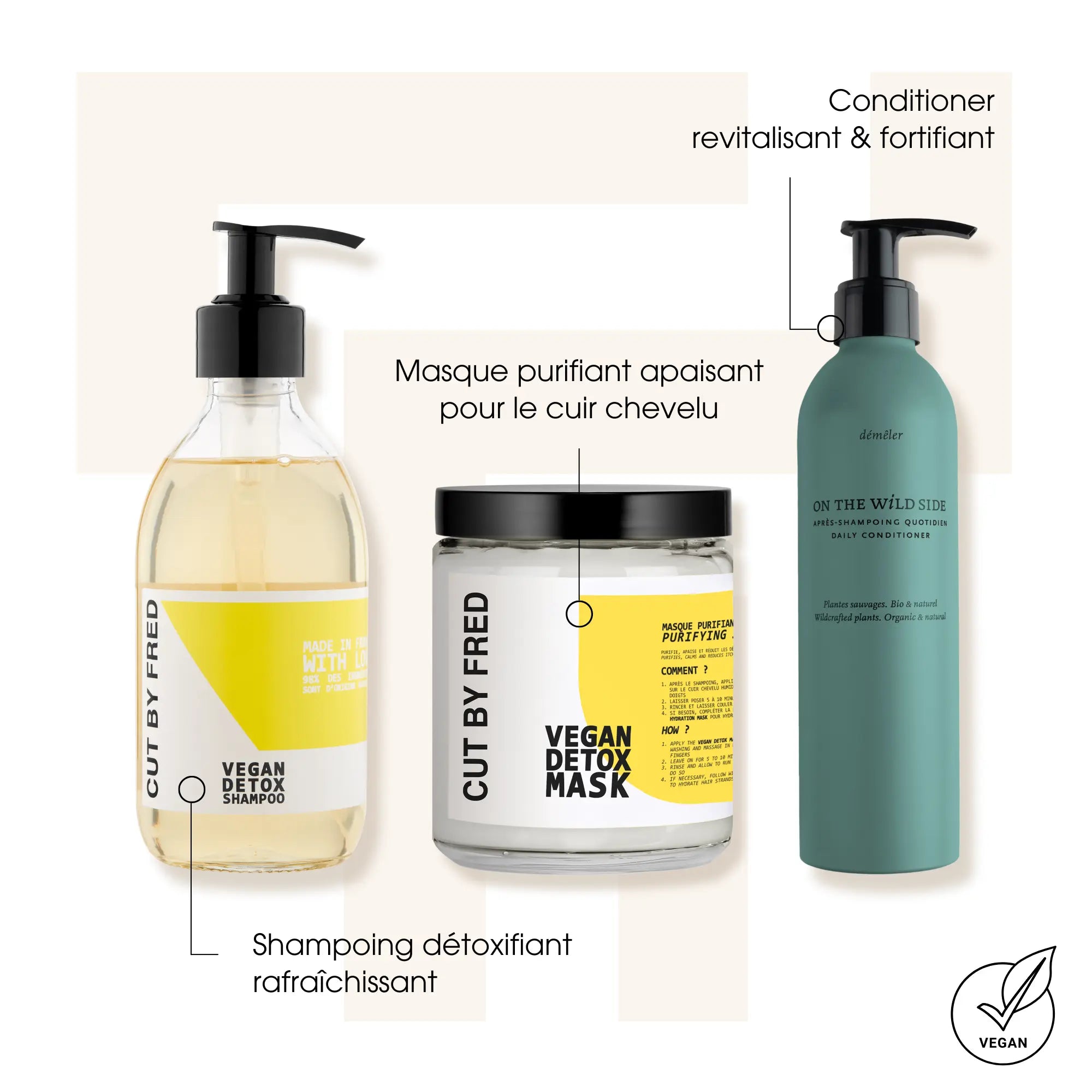 Routine Détoxifiante - Kit de soins des cheveux - Tuccinardi