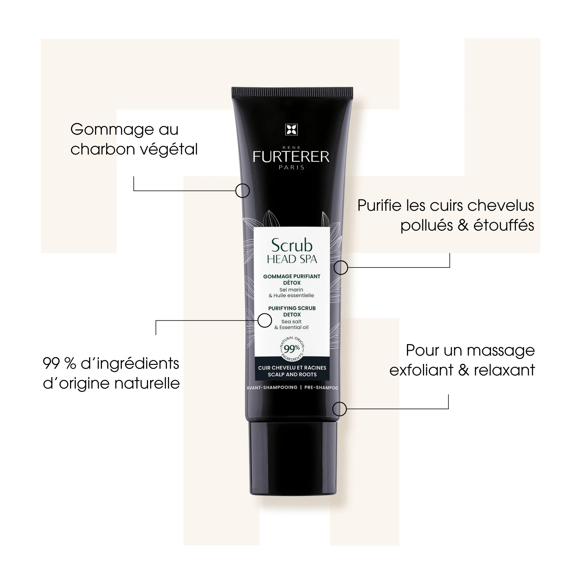 Scrub Head Spa - Gommage cuir chevelu - René Furterer