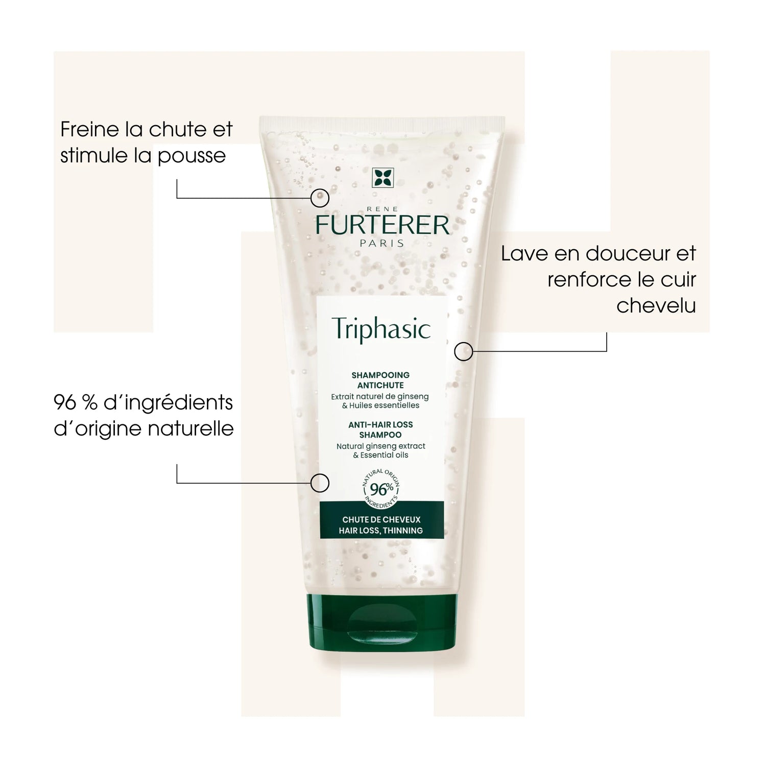 Shampoing Triphasic anti-chute - René Furterer - Shampoings