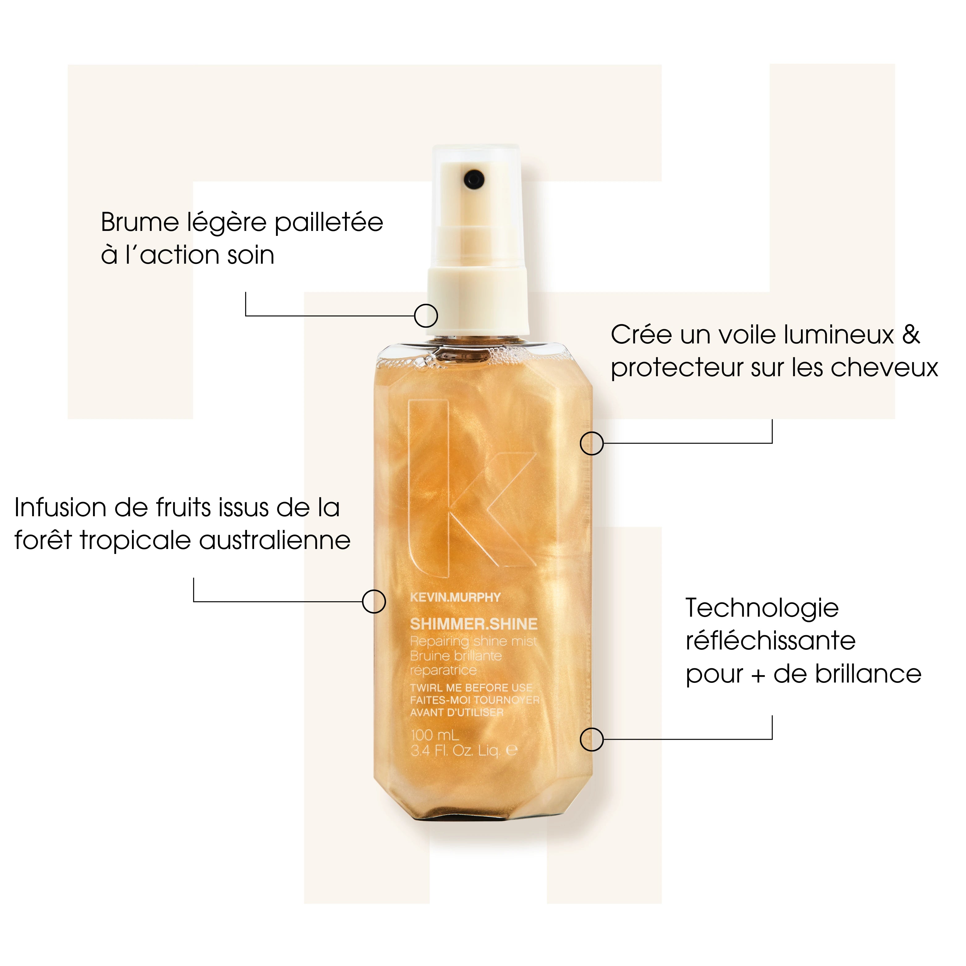 Shimmer Shine - Kevin Murphy - Sprays coiffants - Tuccinardi