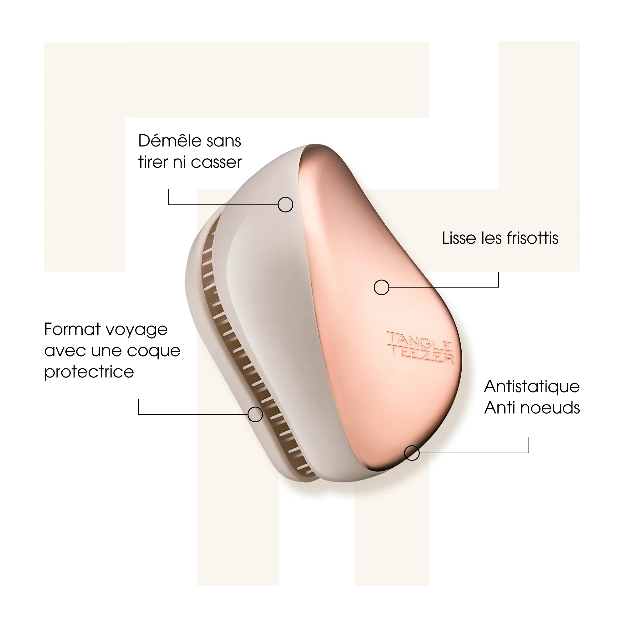 Tangle Teezer Compact Styler - Brosse démêlante - Thomas Tuccinardi