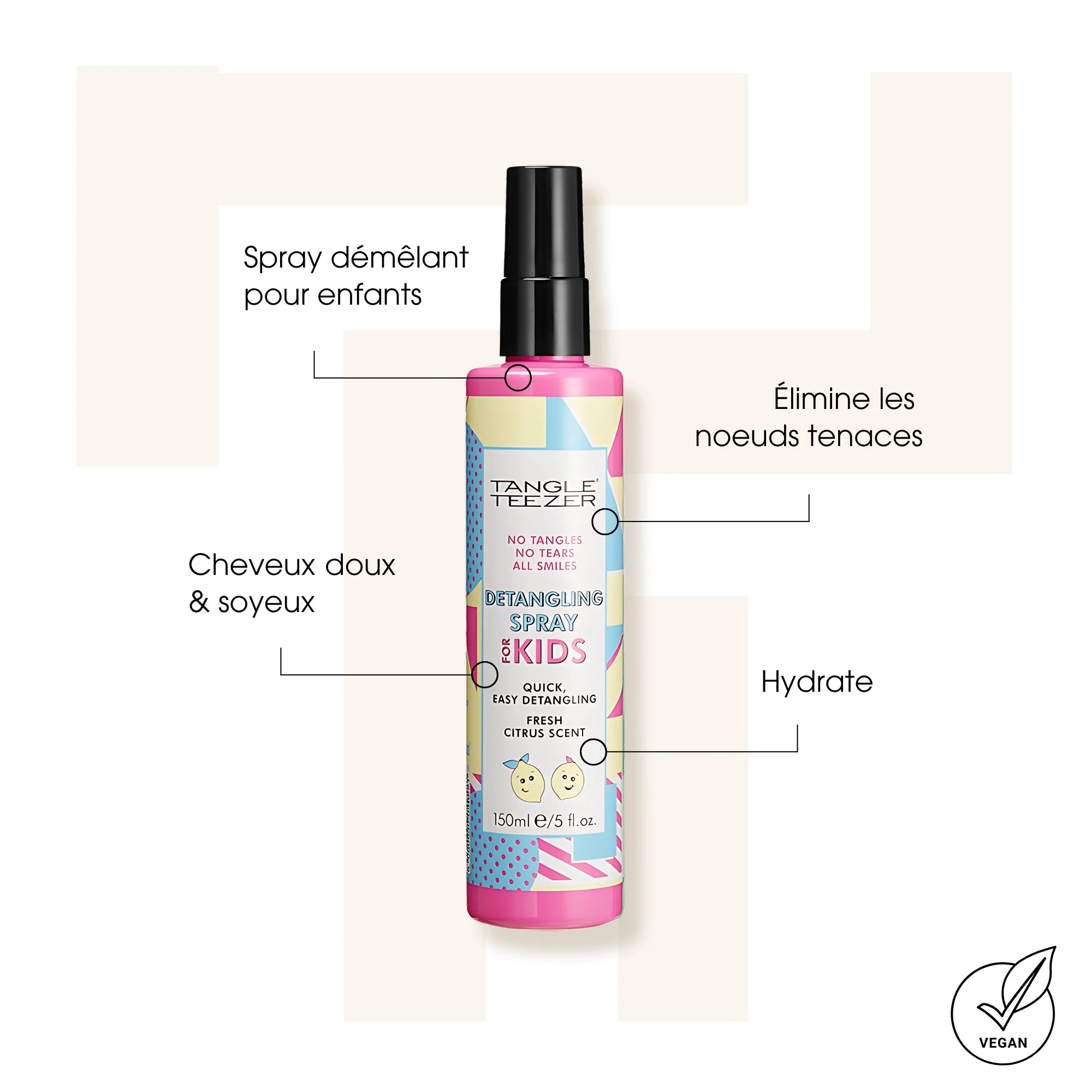 Tangle Teezer Detangling Spray - Démêlant pour enfants - Thomas Tuccinardi