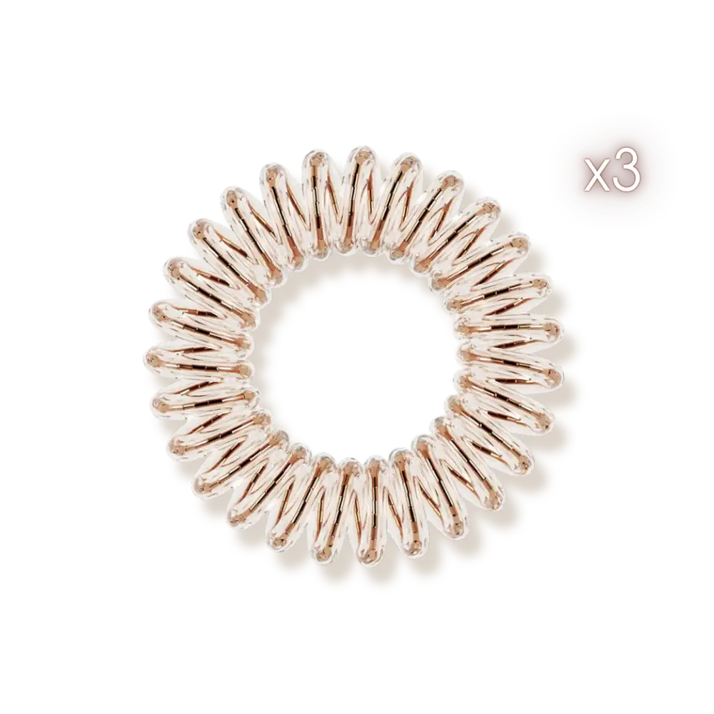 Trio Premium Original - Bronze Me Pretty - Invisibobble - Élastiques en spirale