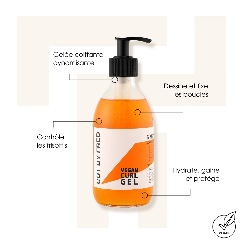 Vegan Curl Gel - Cut By Fred - Crèmes | Gelées coiffantes - Tuccinardi
