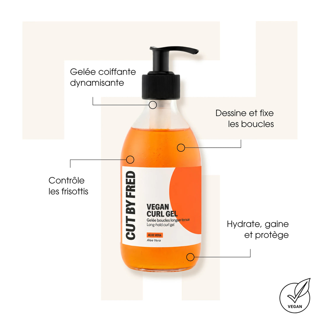 Vegan Curl Gel - Cut By Fred - Crèmes | Gelées coiffantes - Tuccinardi