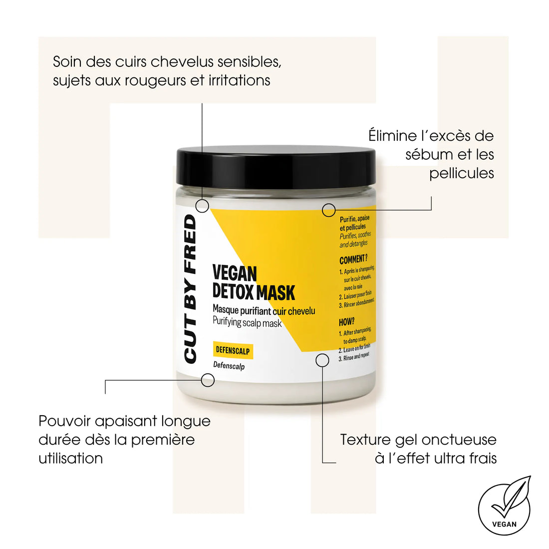 Vegan Detox Mask - Cut By Fred - Masques capillaires - Tuccinardi