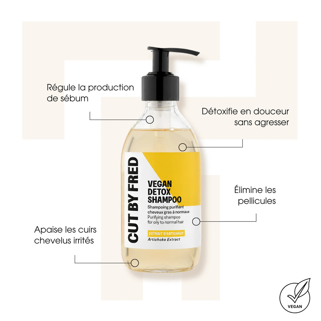 Vegan Detox Shampoo Cut By Fred -Shampoings - Thomas Tuccinardi