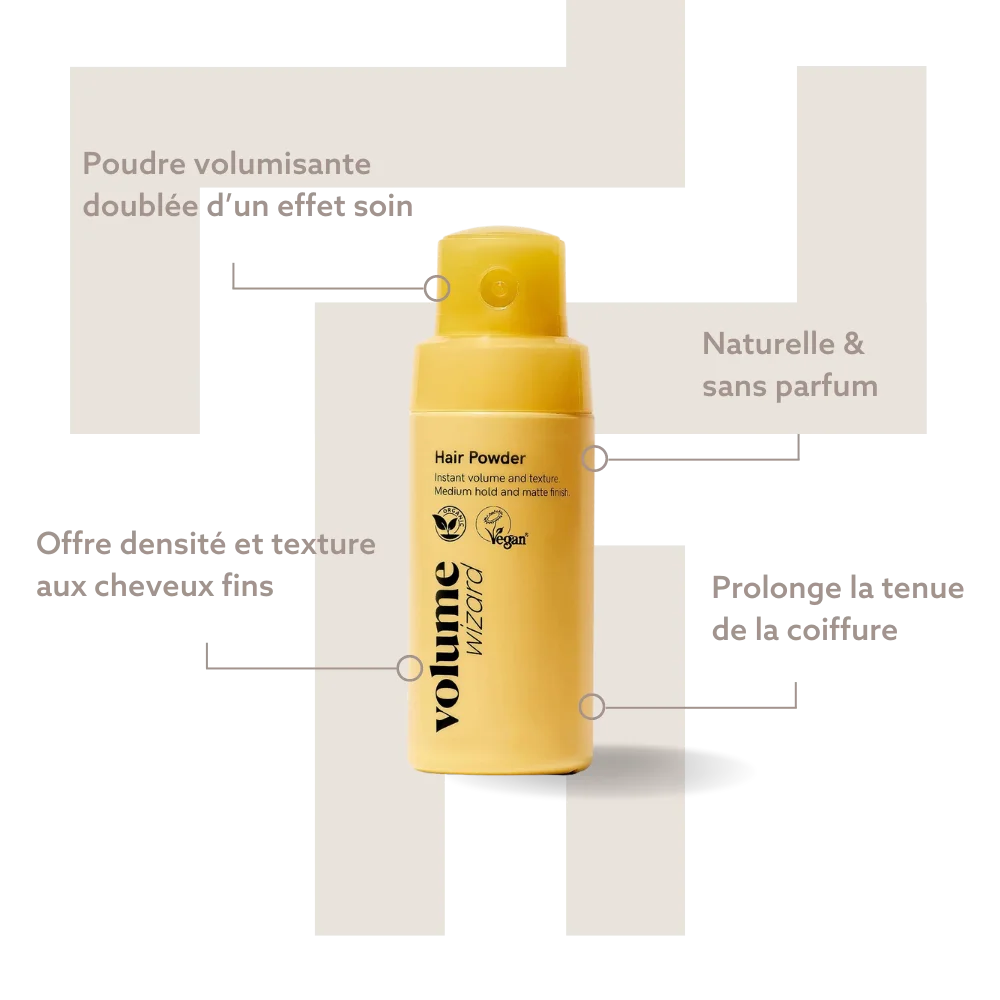Volume Wizard Volume Powder - Bienfaits - Hairlust - Sprays coiffants - Tuccinardi
