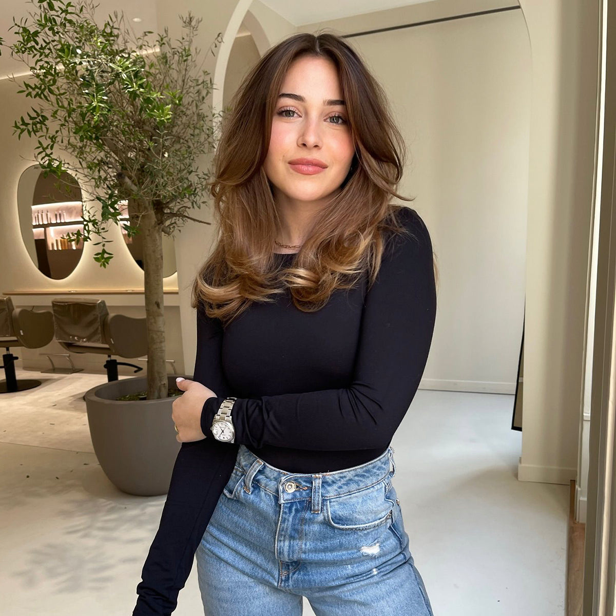 Brosse ronde en céramique Hank - Evo - Accessoires cheveux - Thomas Tuccinardi