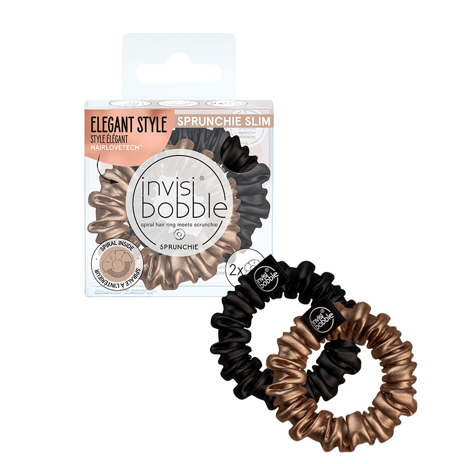 Duo True Golden - Sprunchies Invisibobble  - Accessoires cheveux - Thomas Tuccinardi