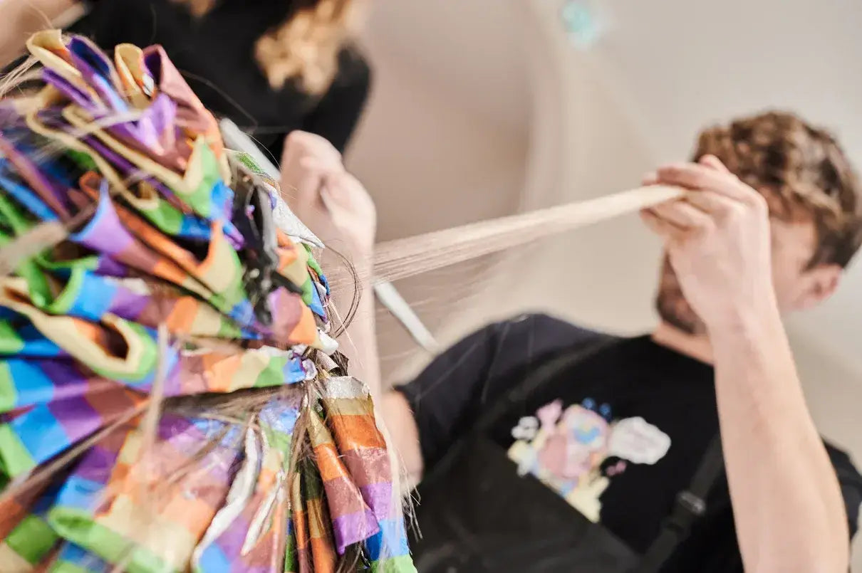 Transition coloration végétale à coloration chimique