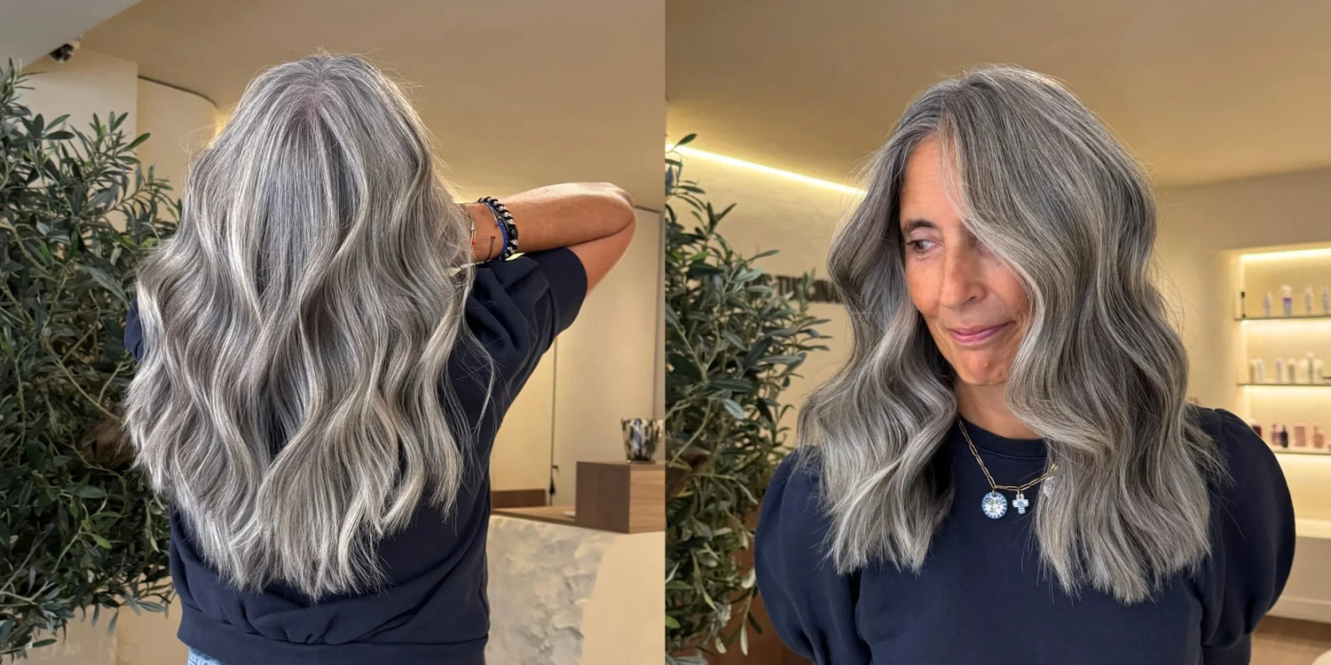 Balayage Grey Blending