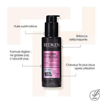 Acidic Color Gloss Naked Gloss - Huiles | Sérums capillaires - Redken
