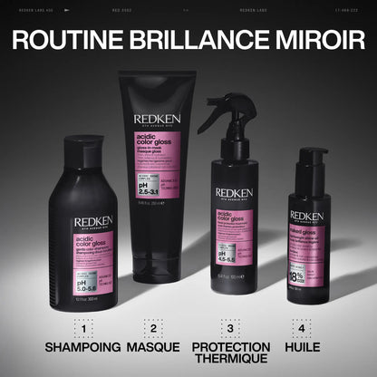Routine Acidic Color Gloss - Redken - Soins des cheveux colorés