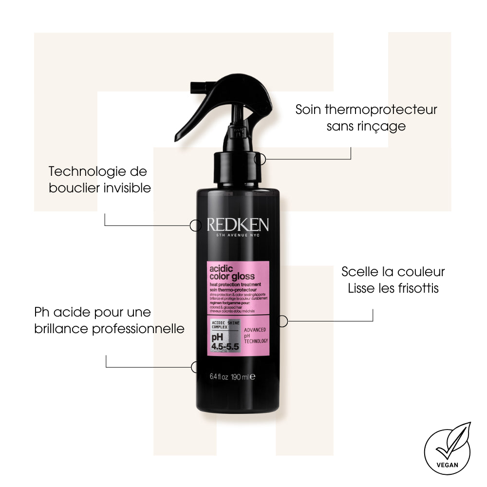 Acidic Color Gloss Heat Protection Treatment - Redken - Thermoprotecteurs - Tuccinardi