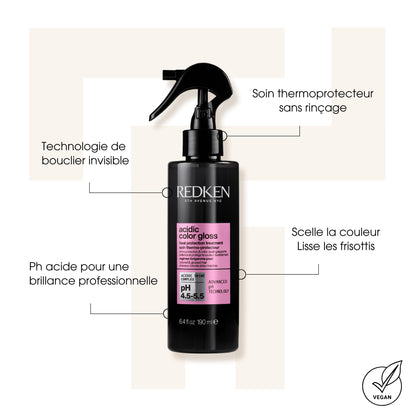 Acidic Color Gloss Heat Protection Treatment - Redken - Thermoprotecteurs - Tuccinardi