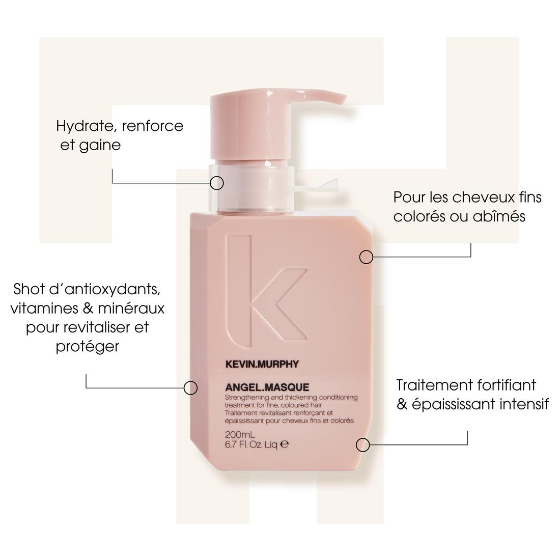 Angel Masque - Kevin Murphy - Masques cheveux - Tuccinardi