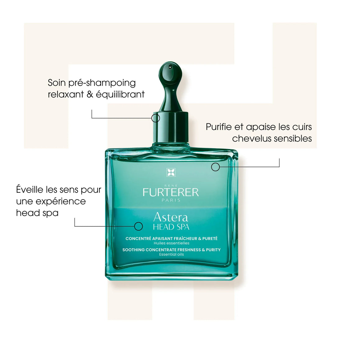 Concentré apaisant fraîcheur &amp; pureté - Astera Head Spa - René Furterer