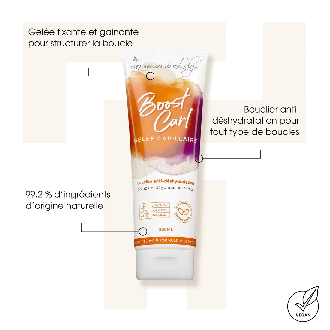 Boost Curl - Les Secrets de Loly - Crèmes | Gelées coiffantes