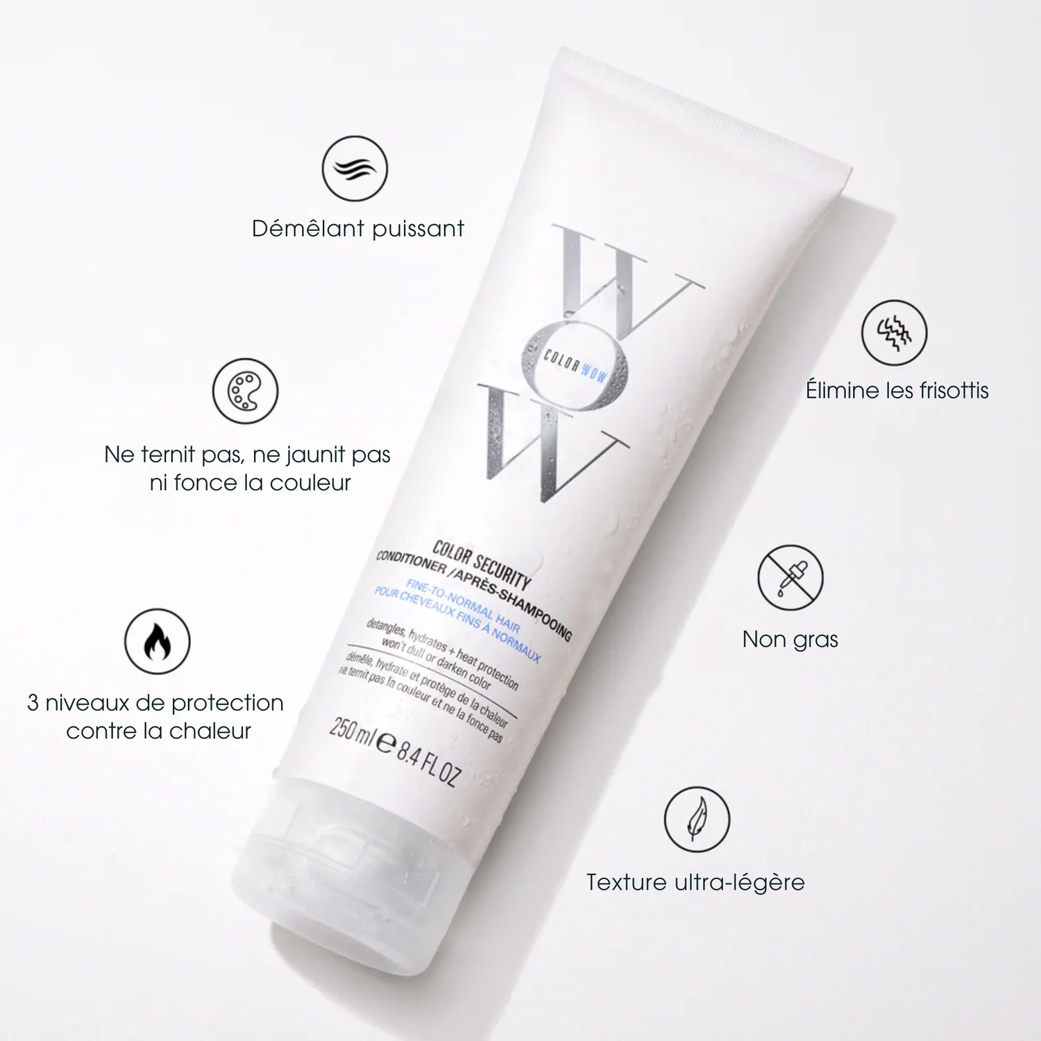 Conditioner Color Security - Color Wow - Cheveux fins à normaux -Après-shampoings