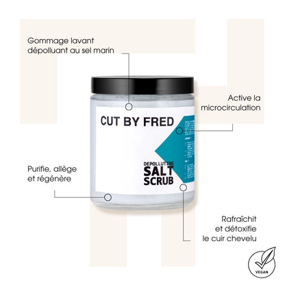 Depolluting Salt Scrub Cut By Fred - Traitements cheveux - Thomas Tuccinardi