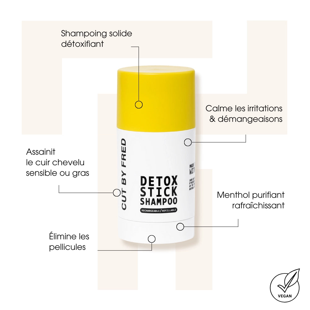 Detox Stick Shampoo - Cut By Fred - Shampoings solides - Thomas Tuccinardi