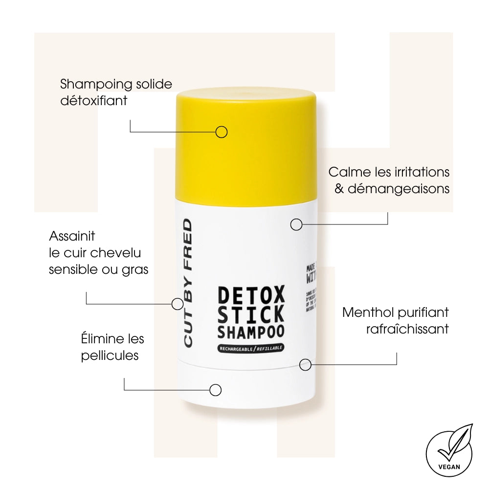 Detox Stick Shampoo - Cut By Fred - Shampoings solides - Thomas Tuccinardi