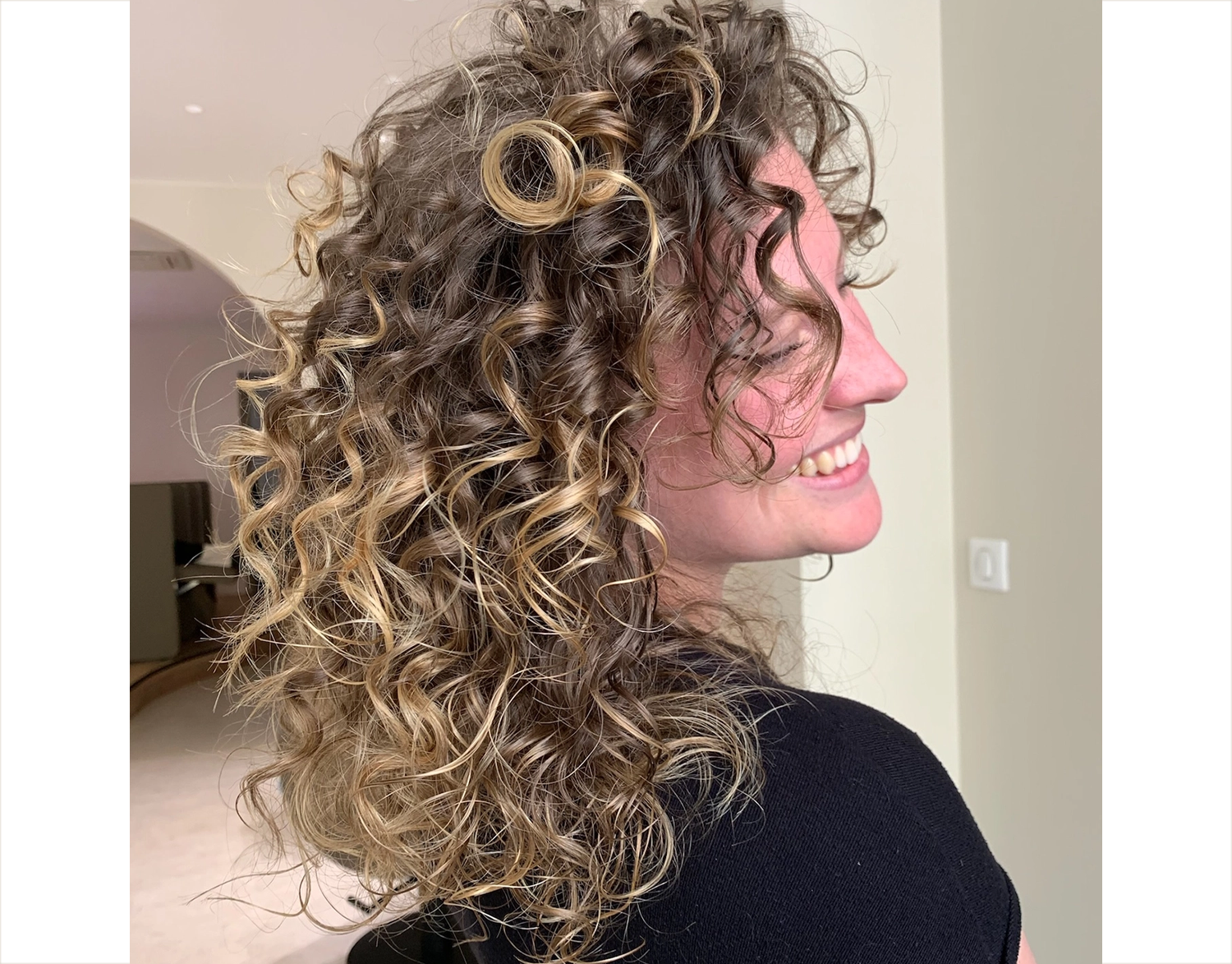 Avant après Dream Coat Curly Color Wow - Tuccinardi