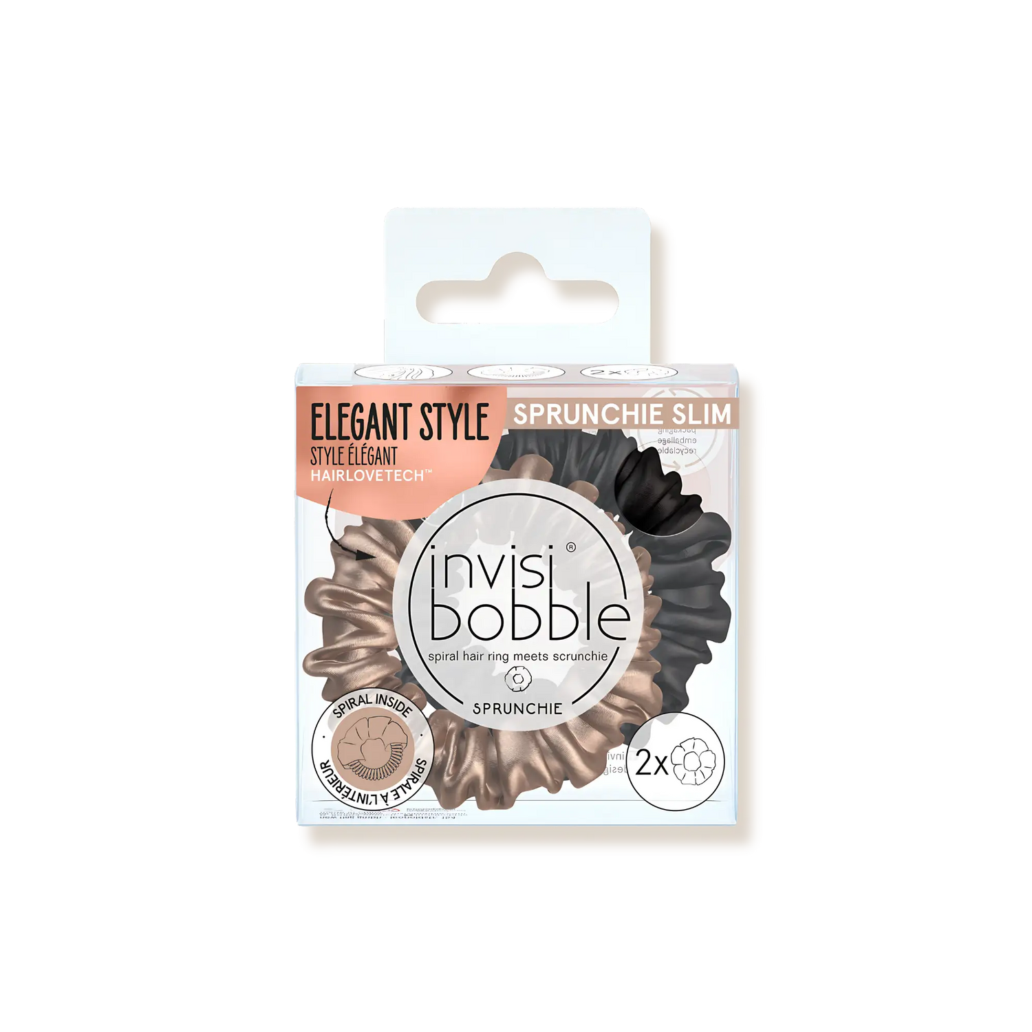Duo True Golden - Sprunchies Invisibobble  - Accessoires cheveux