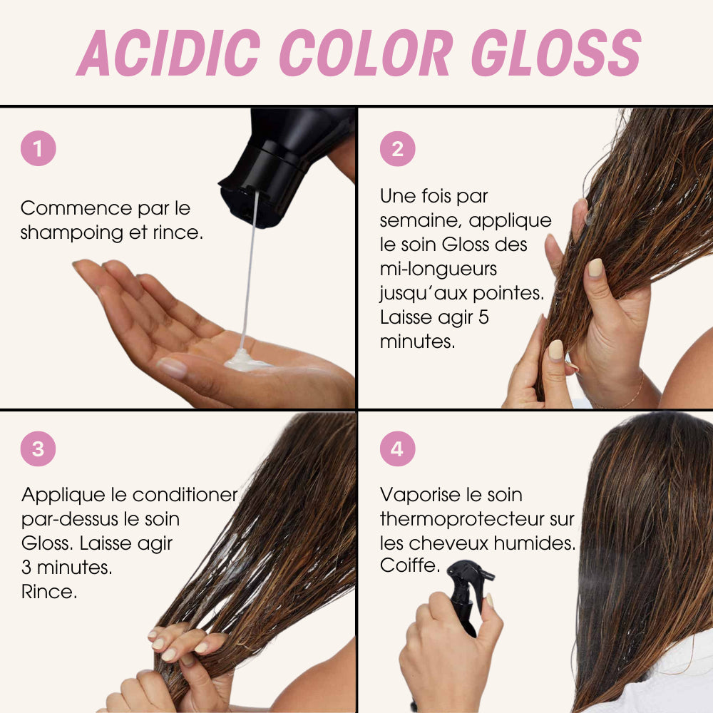 Routine Acidic Color Gloss - Redken - Soins des cheveux colorés - Tuccinardi