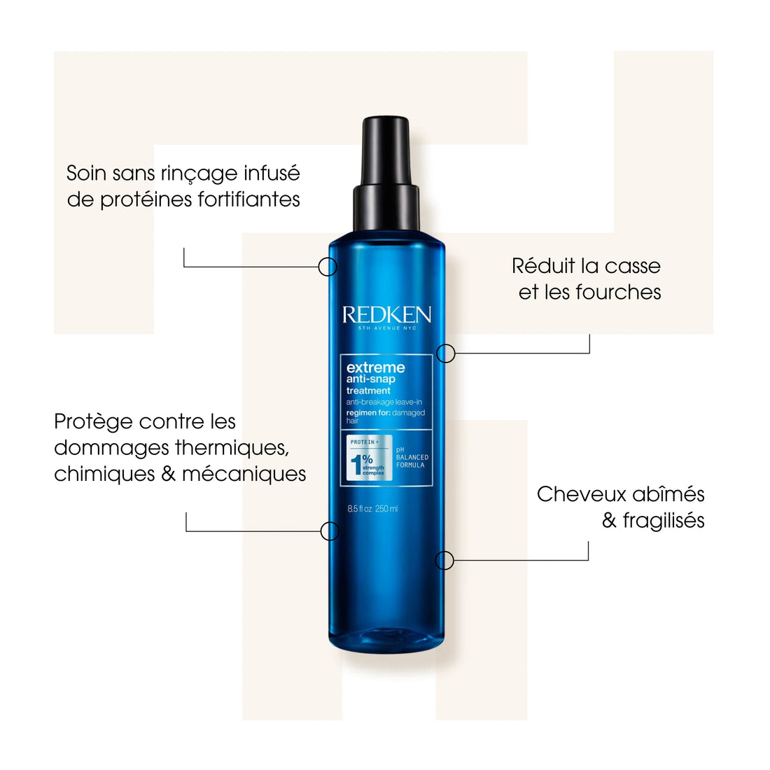 Extreme Anti Snap - Redken - Sprays thermoprotecteurs - Tuccinardi